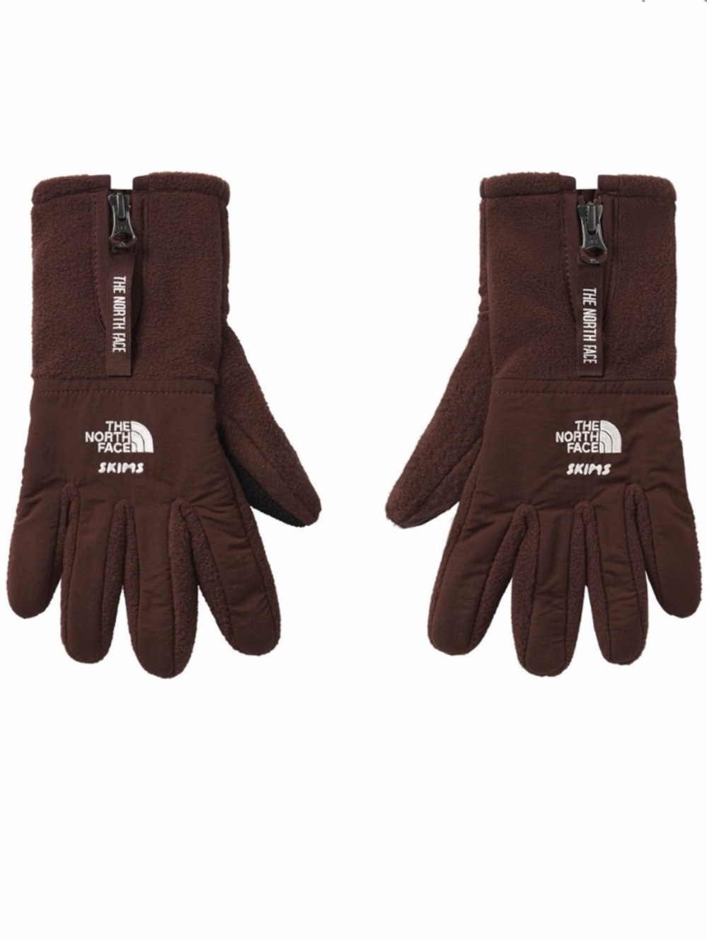 RARE skims x the north face retro denali fleece gloves